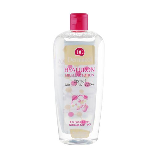 Мицеллярный лосьон Dermacol Hyaluron Micellar Lotion с гиалуроновой кислотой, для всех типов кожи, 400 мл
