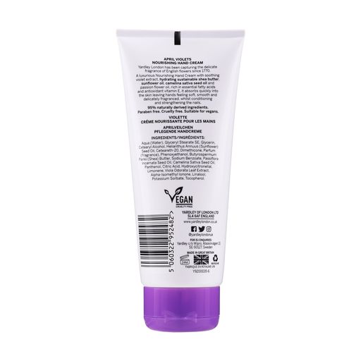 Крем для рук Yardley April Violets Hand Cream, 100 мл
