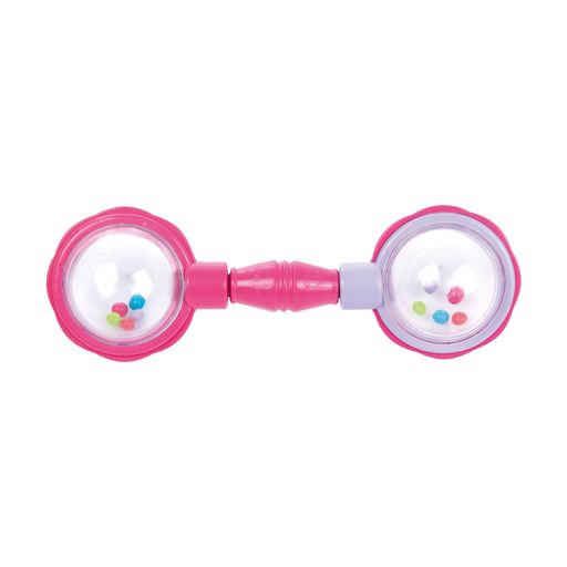 Погремушка Canpol Babies Штанга, розовая, с рождения (2/606_pin)