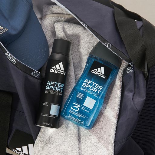 Гель для тіла, волосся та обличчя Adidas After Sport Shower Gel 3 in 1 чоловічий
