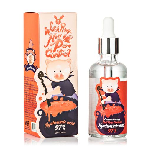 Сыворотка для лица Elizavecca Witch Piggy Hell Pore Control Hyaluronic Acid 97% с гиалуроновой кислотой, 50 мл