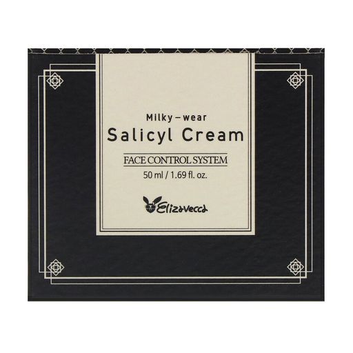 Саліциловий крем для обличчя Elizavecca Sesalo Milky-wear Salicyl Cream з ефектом пілінгу, 50 мл