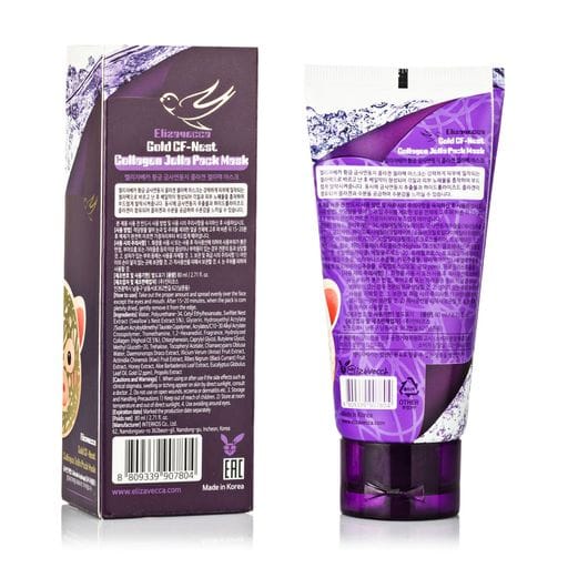Маска-пленка для лица Elizavecca Face Care Gold Cf-Nest Collagen Jella Pack Mask с экстрактом ласточкиного гнезда, 80 мл