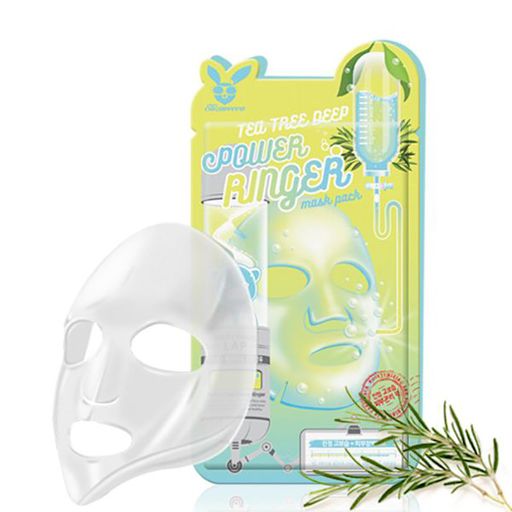 Тканинна маска для проблемної шкіри Elizavecca Milky Piggy Cyborg Tea Tree Deep Power Ringer з екстрактом чайного дерева, 23 мл