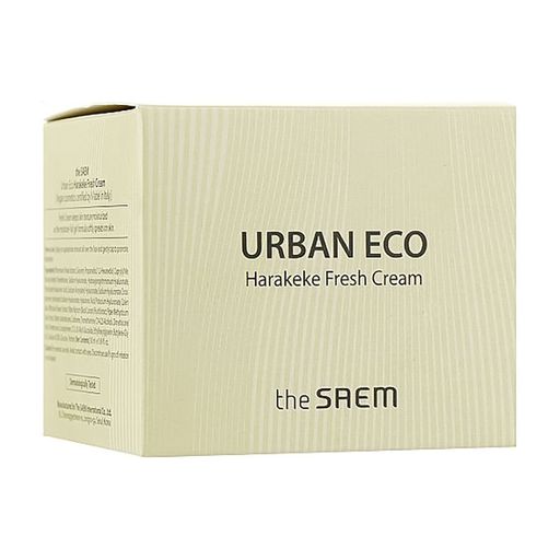 Освіжувальний крем для обличчя The Saem Urban Eco Harakeke Fresh Cream з екстрактом новозеландського льону, 60 мл