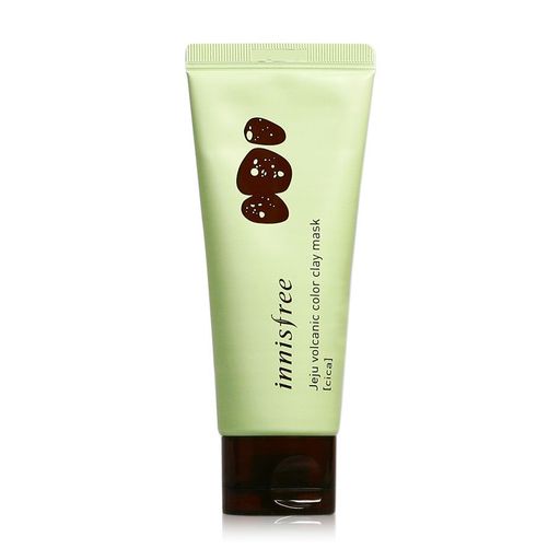 Маска для лица Innisfree Volcanic Color Clay Mask Cica Green с вулканической глиной, 70 мл