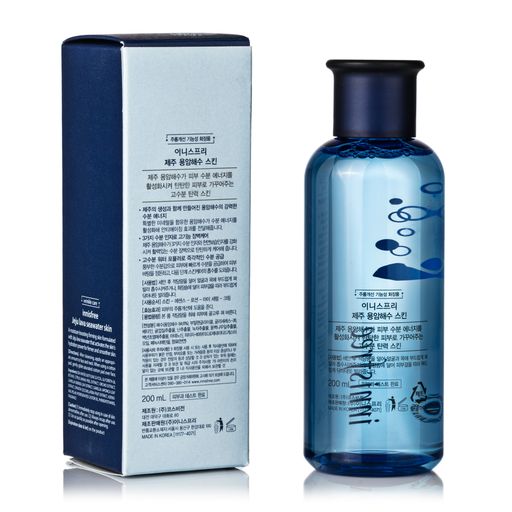 Тонер для обличчя Innisfree Jeju Lava Seawater Skin Anti-Aging з вулканічною морською водою, 200 мл