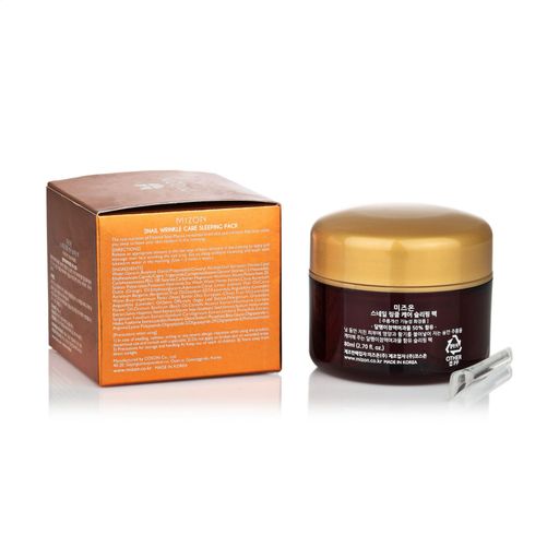 Маска для лица Mizon Snail Wrinkle Care Sleeping Pack Улиточная ночная от морщин, 80 мл