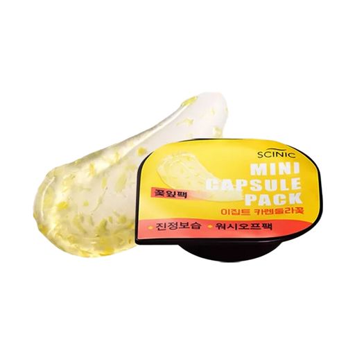 Маска для лица Scinic Mini Capsule Pack Calendula Flowers с цветами календулы, 8 мл