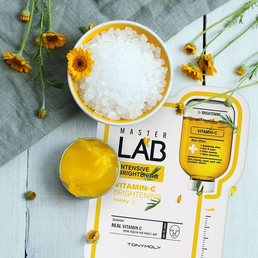 Тканинна маска для обличчя Tony Moly Master Lab Vitamin C Mask з вітаміном С, 19 г