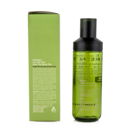 Тонер для лица Tony Moly The Chok Chok Green Tea Watery Skin с экстрактом зеленого чая, 180 мл