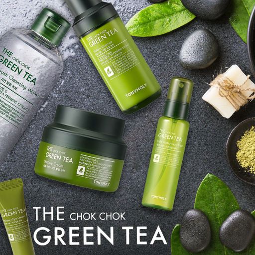 Тонер для лица Tony Moly The Chok Chok Green Tea Watery Skin с экстрактом зеленого чая, 180 мл