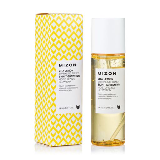 Освітлювальний тонер для обличчя Mizon Vita Lemon Sparkling Toner, 150 мл