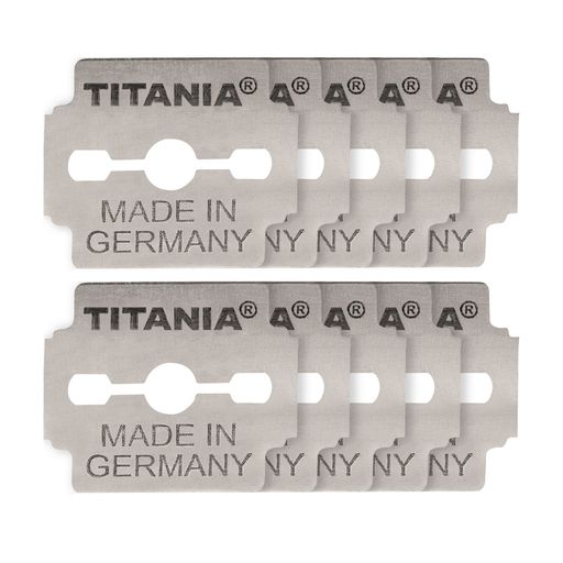 Набор лезвий педикюрных Titania, 10 шт (3100)