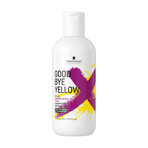 Бессульфатный шампунь Schwarzkopf Professional Goodbye Yellow с антижелтым эффектом