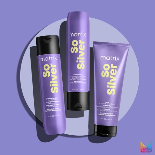 Шампунь Matrix Total Results So Silver Color Obsessed Shampoo для нейтралізації жовтизни волосся, 300 мл