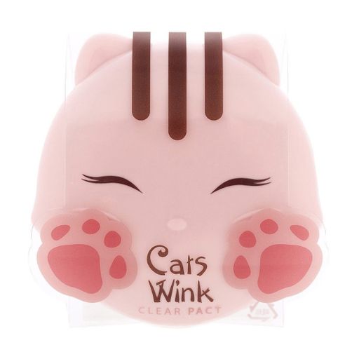 Компактная пудра для лица Tony Moly Cats Wink Clear Pact, 11 г