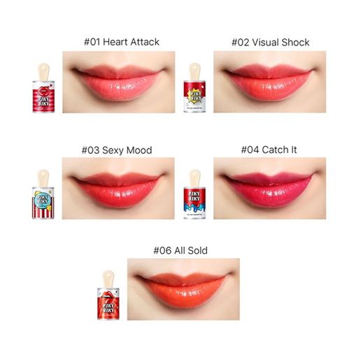 Тинт для губ Tony Moly Piky Biky Art Pop Enamel Tint, 6 г