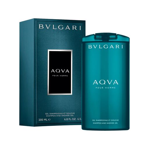 Парфюмированный гель для душа Bvlgari Aqua мужской, 200 мл