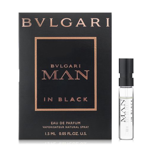 Bvlgari Man In Black Парфюмированная вода мужская, 1.5 мл (пробник
