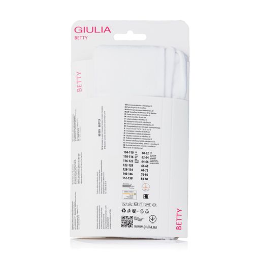 Дитячі колготки Giulia Betty 3D 80 DEN