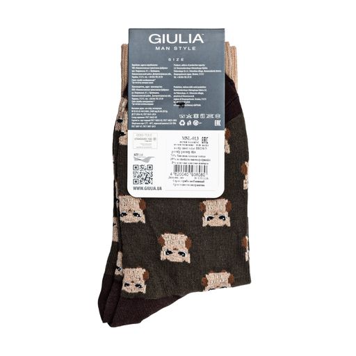 Носки мужские Giulia MSL-013 Brown