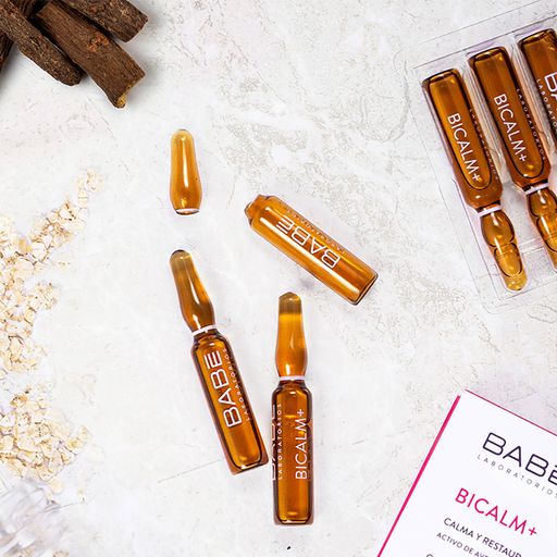Ампули-концентрат для обличчя BABE Laboratorios Bicalm+ для усунення проявів куперозу та подразнень