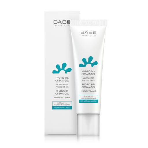 Крем-гель для обличчя BABE Laboratorios Hydro 24h Cream 24 години зволоження і пом'якшення, 50 мл