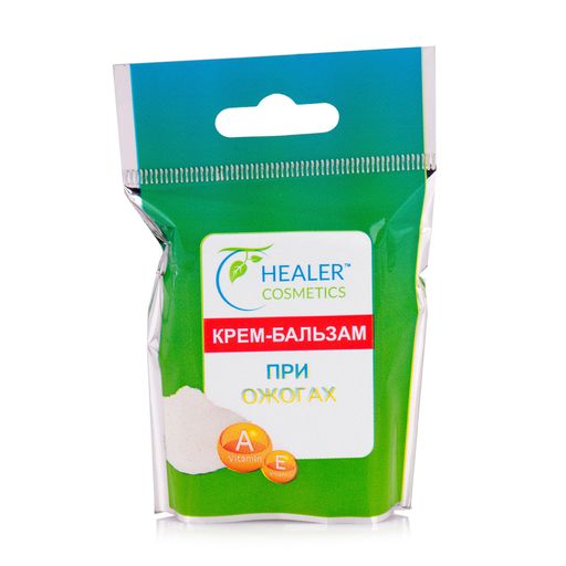 Крем-бальзам при ожогах Healer Cosmetics с витаминами А и Е, 10 г