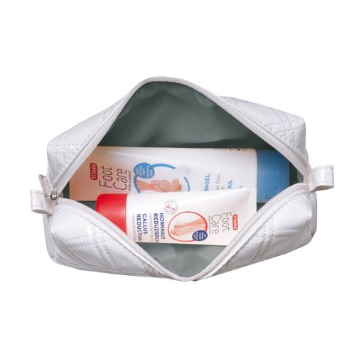 Косметичка Titania біла глянцева, 19.5*6*10 см (7763)