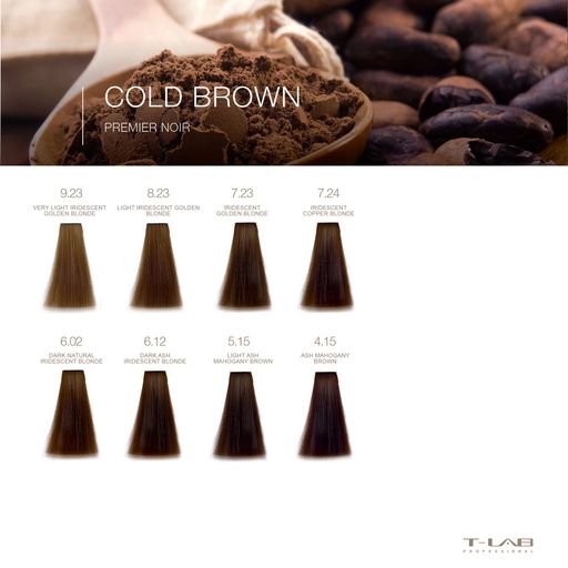 Крем-фарба T-LAB Professional Premier Noir Innovative Colouring Cream 6.02 Dark Natural Iridescent Blonde, 100 мл