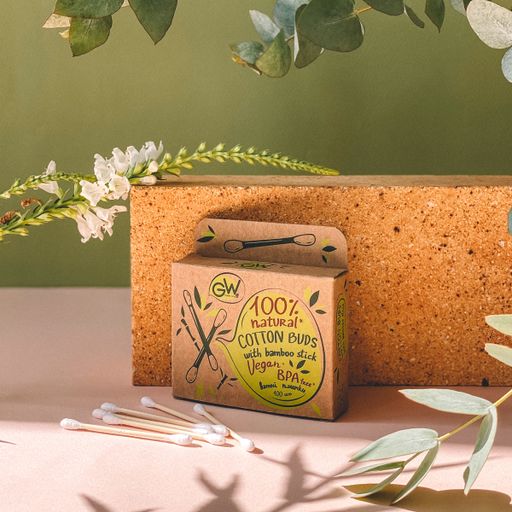 Ватні палички Green Way Wooden Stick, 100 шт
