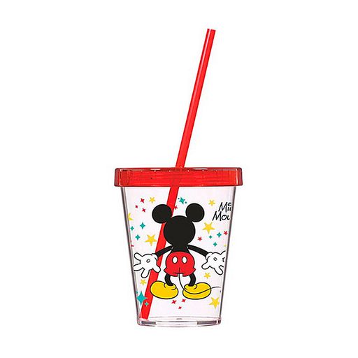 Стакан с трубочкой Herevin Disney Mickey Mouse, 600 мл (161440-010)