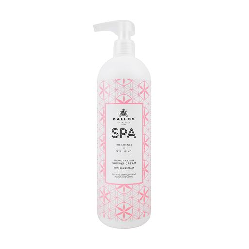 Уцінка! Крем для душу Kallos SPA Beautifying Shower Cream з екстрактом троянди, 1 л