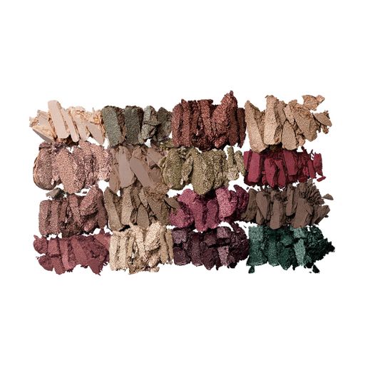Палетка теней для век LAMEL Make Up Eyeshadow 16 Shades Of Burgundy, 16 г