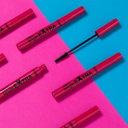 Тушь для ресниц Debby 100% Length Extra Mascara удлиняющая, черная, 7.4 мл