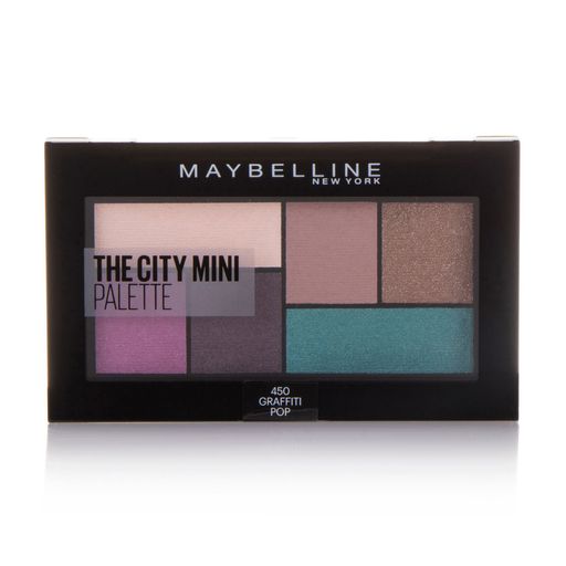 Палетка тіней для повік Maybelline New York The City Mini Palette DoDo Afterparty, 450 Graffity Pop, 6 г