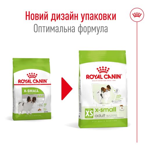 Сухой корм для взрослых собак мелких пород Royal Canin X-Small Adult