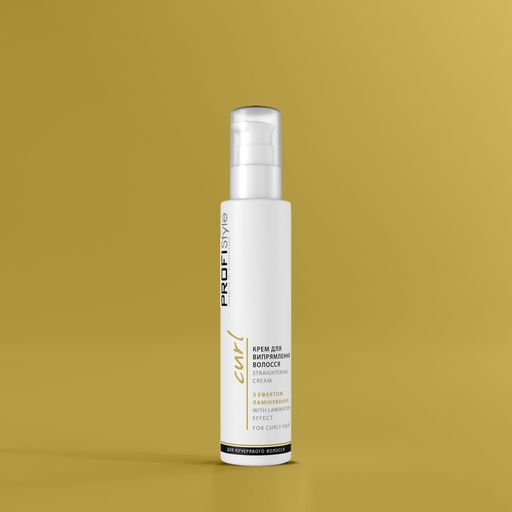 Крем для выпрямления кудрявых волос Profi Style Curl с эффектом ламинирования, 150 мл