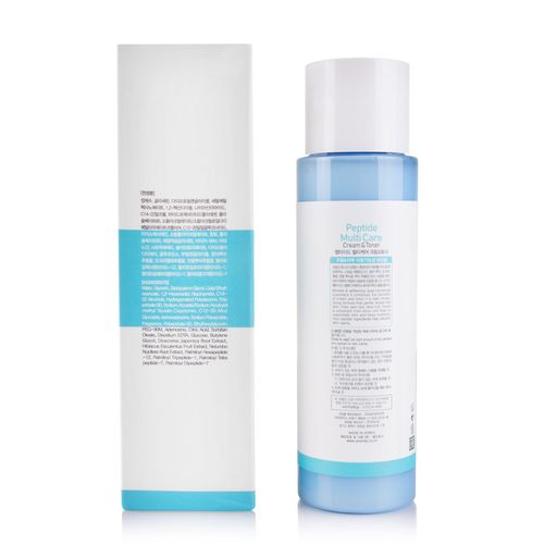 Крем-тонер для лица Eyenlip Peptide Multi Care Cream & Toner 2 в 1 с пептидами, 200 мл