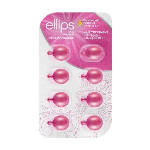Уцінка! Вітаміни для волосся Ellips Hair Vitamin Treatment Терапія з олією жожоба, 8*1 мл