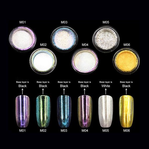 Зеркальная пудра Canni Nail Paint Powder Mirror Effect, 2 г