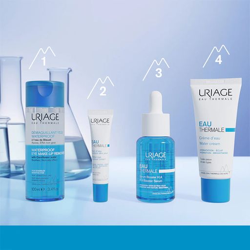 Уценка! Средство для снятия водостойкого макияжа с глаз Uriage Waterproof Eye Make-Up Remover, 100 мл