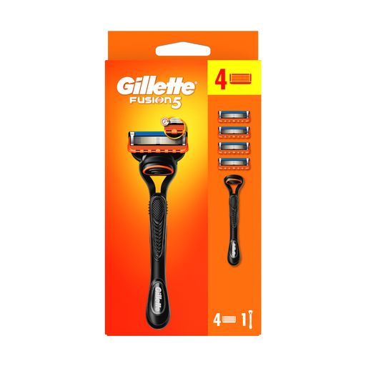 Станок для гоління Gillette Fusion 5 чоловічий, з 4 змінними картриджами