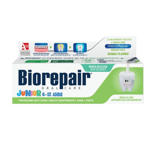 Уценка! Детская зубная паста Biorepair Oral Care Junior 6-12 лет, 75 мл