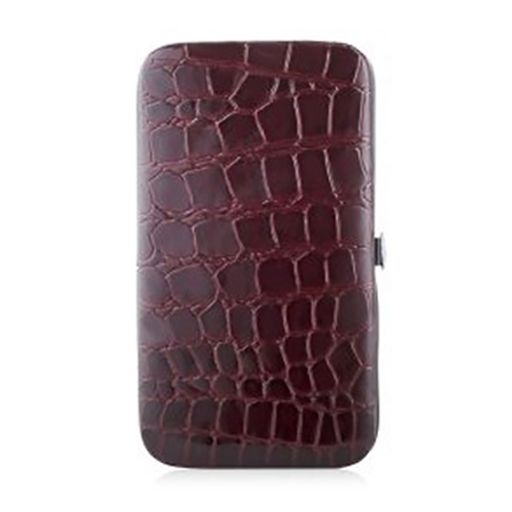 Маникюрный набор Avenir Cosmetics Podium Professional, 8 предметов, бордовый