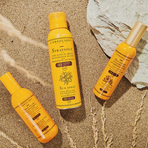 Спрей для загара L'Erbolario Sun Spray с аргановым маслом и экстрактом годжи, SPF 30, 150 мл