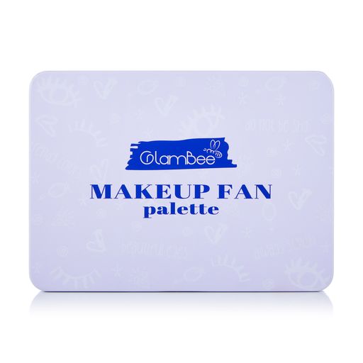 Палетка для век и лица GlamBee Makeup Fan, 6 г