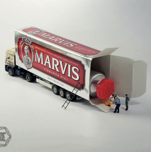Уценка! Зубная паста Marvis Cinnamon Mint Корица и мята, 25 мл