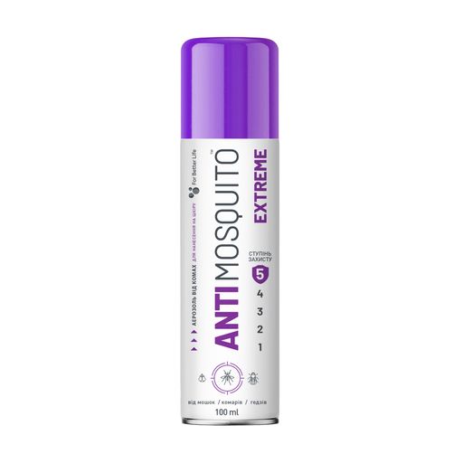 Аэрозоль от насекомых ANTImosquito Extreme, 100 мл